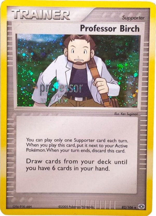 Professor Birch (2006) 82/106 Holofoil Professor Program Promos Professor Birch (2006) 82/106 Holofoil Professor Program Promos