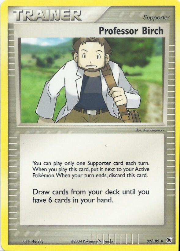 Professor Birch 89 Normal EX Battle Stadium