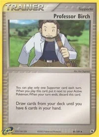Professor Birch | 89/109 | Reverse Holofoil | Ruby and Sapphire