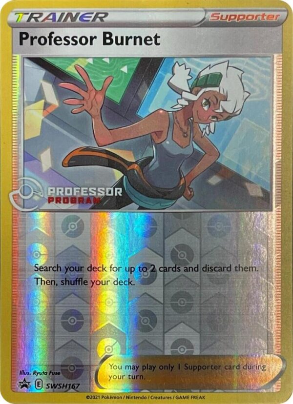 Professor Burnet SWSH167 (2021) Reverse Holofoil Professor Program Promos Professor Burnet SWSH167 (2021) Reverse Holofoil Professor Program Promos
