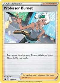Professor Burnet | SWSH167 | Normal | SWSH: Sword & Shield Promo Cards