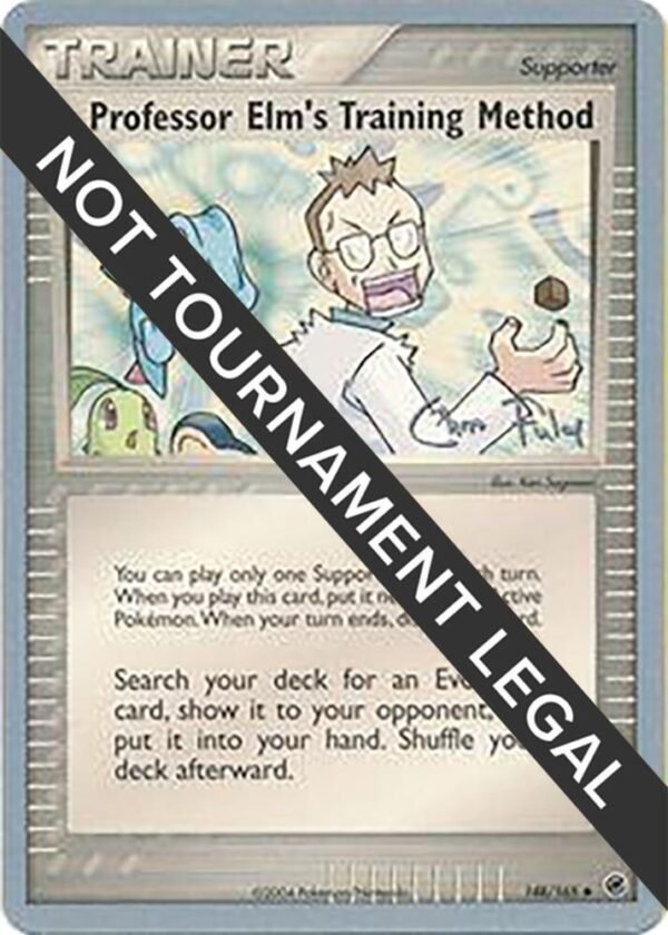 Professor Elm’s Training Method 2004 (Chris Fulop) 148/165 Normal World Championship Decks Professor Elm’s Training Method 2004 (Chris Fulop) 148/165 Normal World Championship Decks
