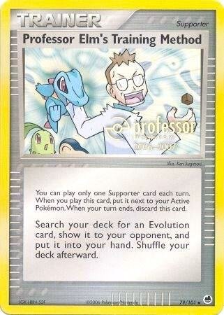 Professor Elm’s Training Method (2006-2007) 79/101 Normal Professor Program Promos
