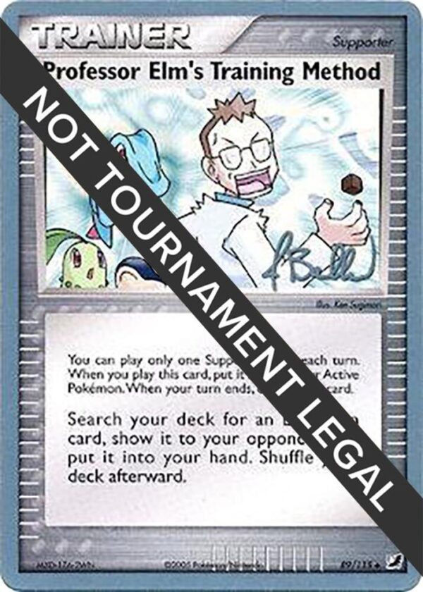 Professor Elm’s Training Method 2006 (Jimmy Ballard) 89/115 Normal World Championship Decks