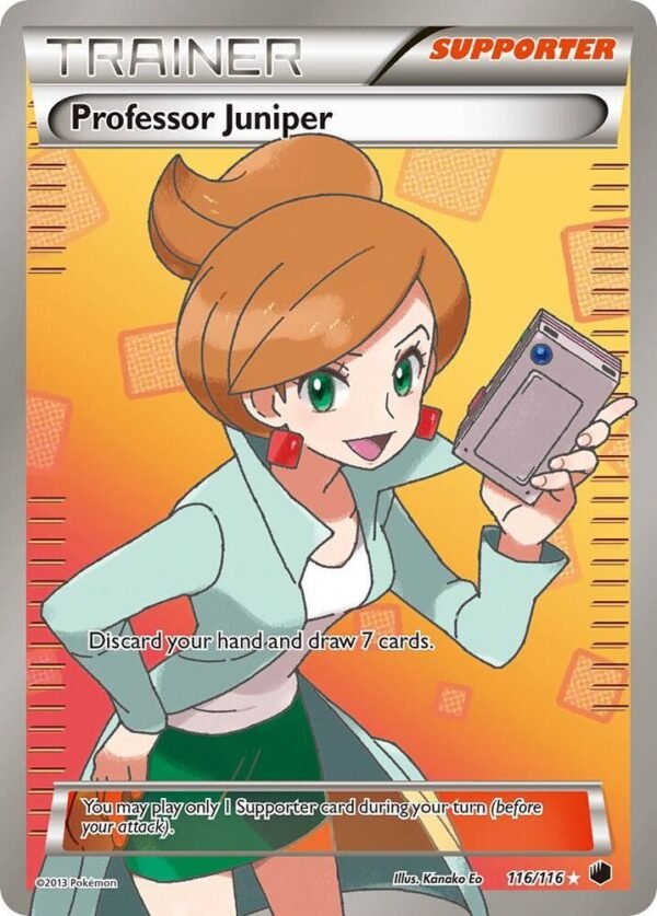 Professor Juniper (116 Full Art) 116/116 Holofoil Plasma Freeze