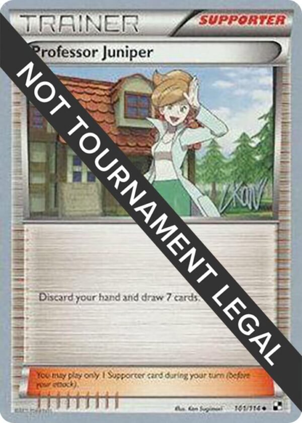 Professor Juniper 2011 (Christopher Kan) 101/114 Normal World Championship Decks Professor Juniper 2011 (Christopher Kan) 101/114 Normal World Championship Decks