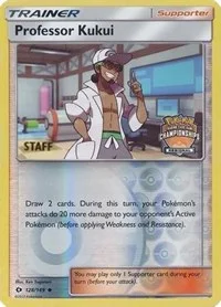Professor Kukui | 128/149 (Regional Championships) [Staff] | Reverse Holofoil | League & Championship Cards
