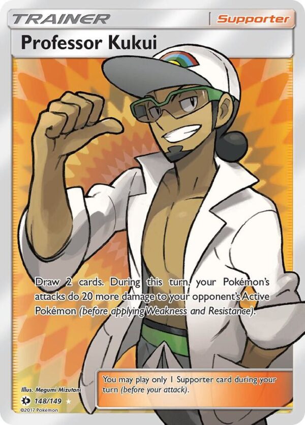 Professor Kukui (Full Art) 148/149 Holofoil SM Base Set Professor Kukui (Full Art) 148/149 Holofoil SM Base Set