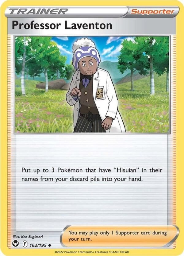 Professor Laventon 162/195 Reverse Holofoil SWSH12: Silver Tempest Professor Laventon 162/195 Reverse Holofoil SWSH12: Silver Tempest