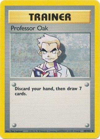 Professor Oak 088/102 Normal Base Set Professor Oak 088/102 Normal Base Set