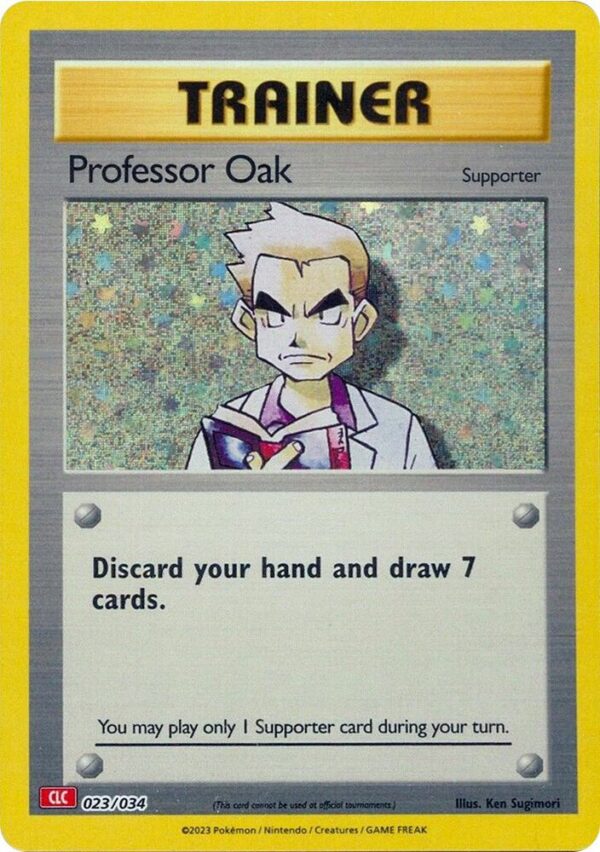 Professor Oak (CLC) 023/034 Holofoil Trading Card Game Classic