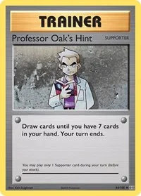 Professor Oak's Hint | 84/108 | Reverse Holofoil | XY - Evolutions