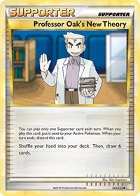 Professor Oak's New Theory | 101/123 | Reverse Holofoil | HeartGold SoulSilver