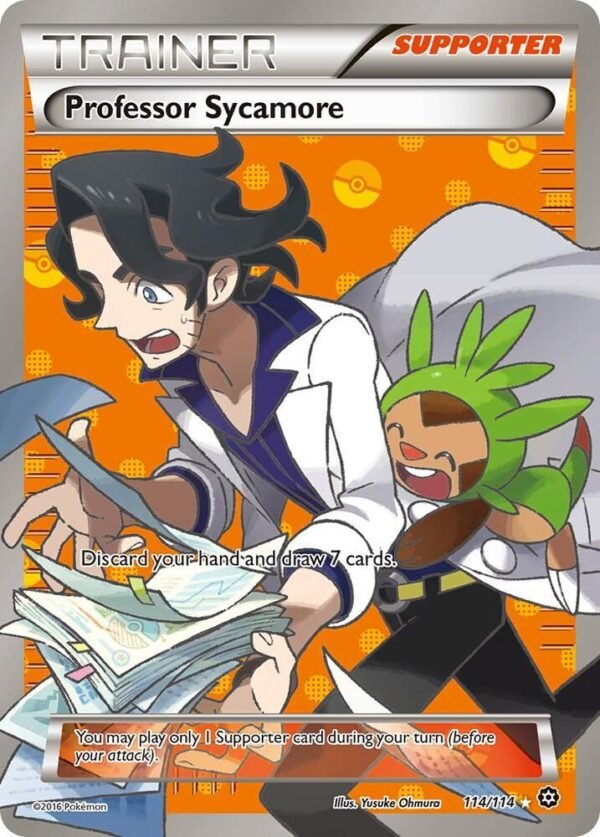 Professor Sycamore 114/114 Holofoil XY – Steam Siege Professor Sycamore 114/114 Holofoil XY – Steam Siege
