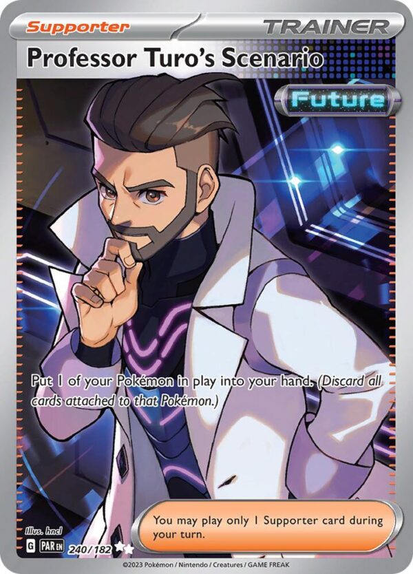 Professor Turo’s Scenario 240/182 Holofoil SV04: Paradox Rift