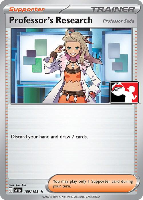 Professor’s Research 189/198 Holofoil Prize Pack Series Cards