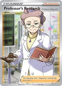 Professor's Research (Full Art) | 201/202 | Holofoil | SWSH01: Sword & Shield Base Set