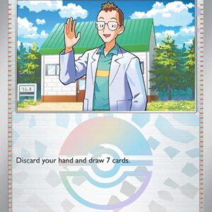Professor’s Research [Professor Elm] (Poke Ball Pattern) 123/131 Holofoil SV: Prismatic Evolutions