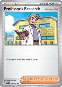 Professor's Research [Professor Oak] | 122/131 | Normal | SV: Prismatic Evolutions
