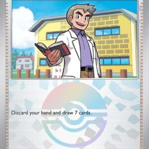 Professor’s Research [Professor Oak] (Poke Ball Pattern) 122/131 Holofoil SV: Prismatic Evolutions