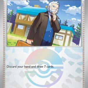 Professor’s Research [Professor Rowan] (Poke Ball Pattern) 124/131 Holofoil SV: Prismatic Evolutions