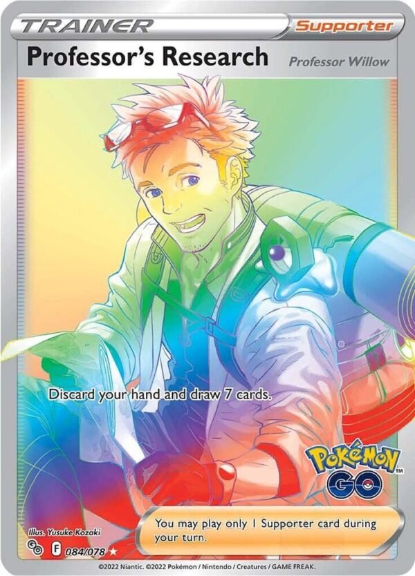 Professor’s Research (Secret) 084/078 Holofoil Pokemon GO