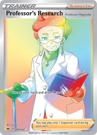 Professor's Research (Secret) | 209/202 | Holofoil | SWSH01: Sword & Shield Base Set