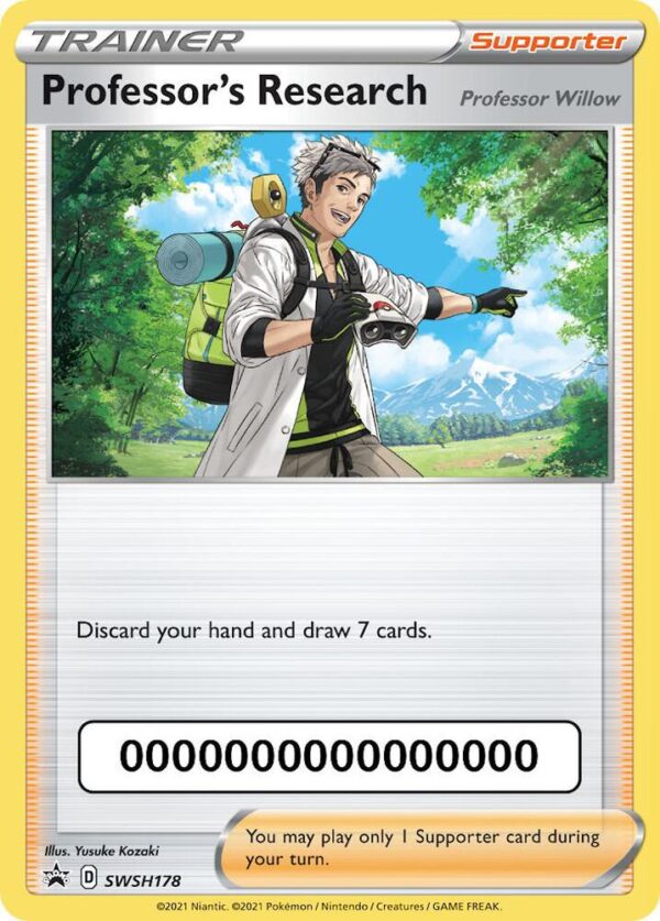 Professor’s Research SWSH178 (with Pokemon Go Code) Normal SWSH: Sword & Shield Promo Cards