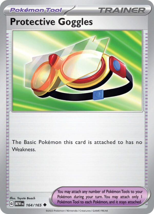 Protective Goggles 164/165 Normal SV: Scarlet & Violet 151