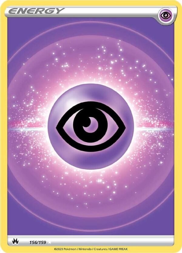 Psychic Energy (Texture Full Art) 156/159 Holofoil Crown Zenith Psychic Energy (Texture Full Art) 156/159 Holofoil Crown Zenith
