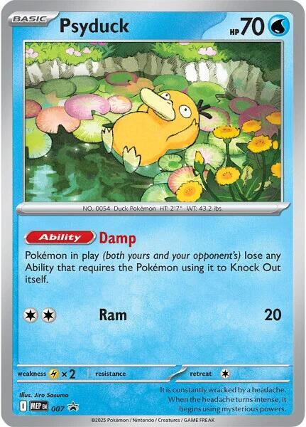 Psyduck 007 Holofoil ME: Mega Evolution Promo