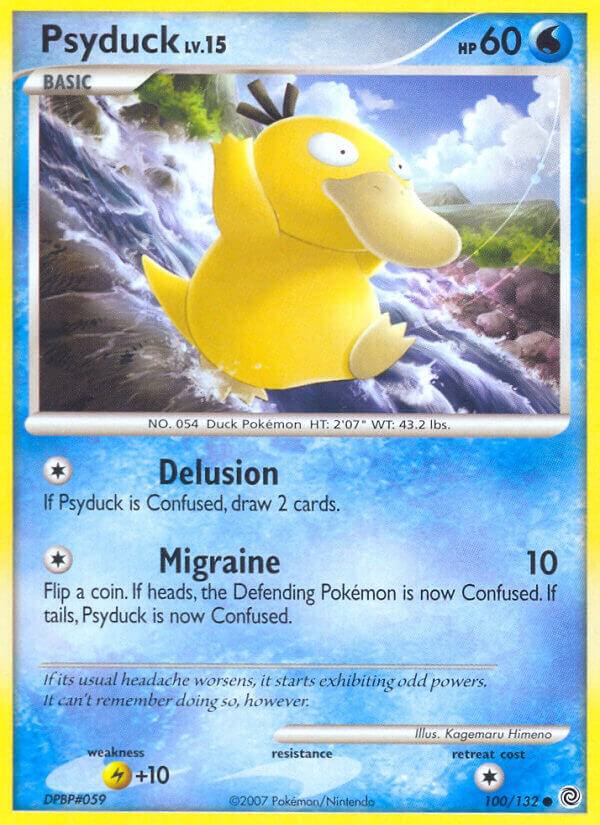 Psyduck 100/132 Normal Secret Wonders Psyduck 100/132 Normal Secret Wonders