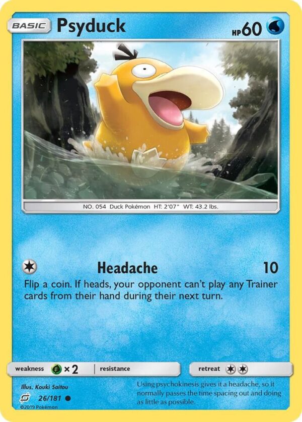 Psyduck 26/181 Normal SM – Team Up