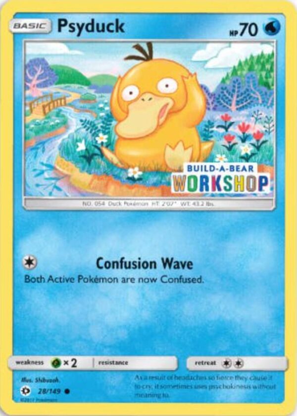 Psyduck 28/149 (Build-A-Bear Workshop Exclusive) 028/149 Normal Miscellaneous Cards & Products