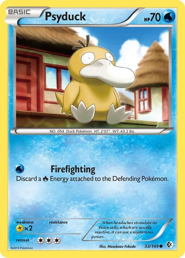 Psyduck (33) 33/149 Reverse Holofoil Boundaries Crossed Psyduck (33) 33/149 Reverse Holofoil Boundaries Crossed