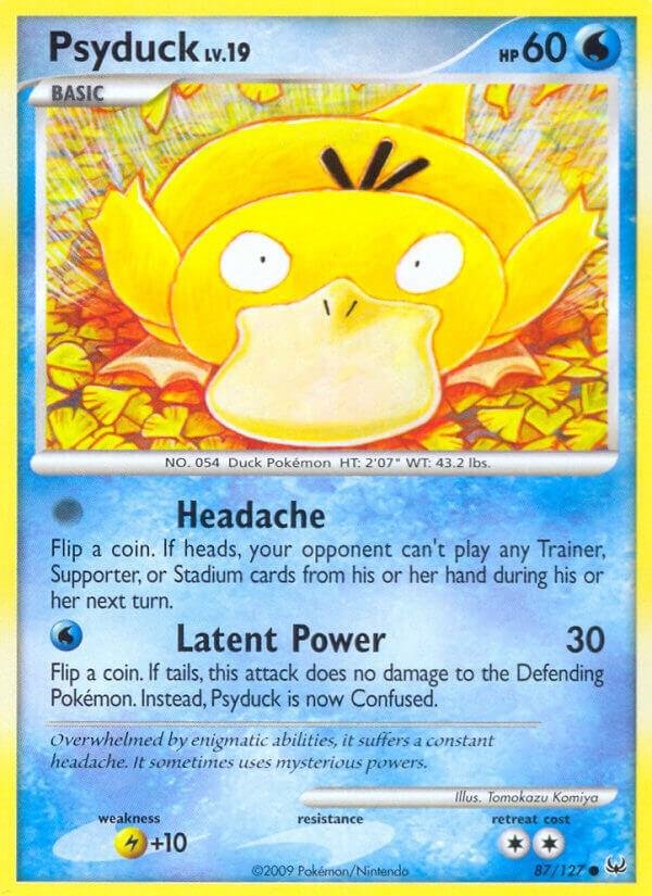 Psyduck 87/127 Reverse Holofoil Platinum
