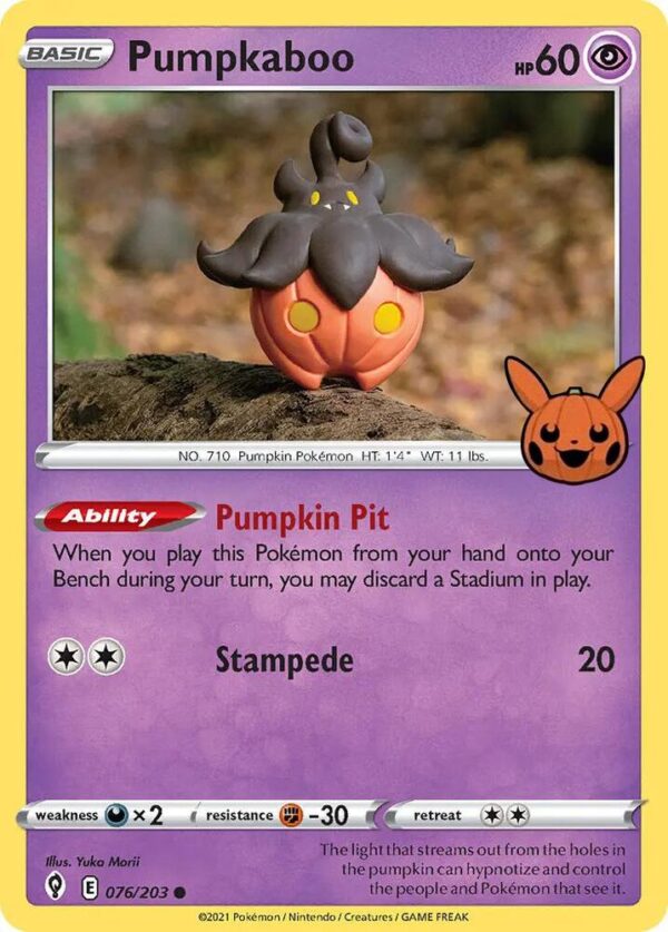 Pumpkaboo 076/203 Normal Trick or Trade BOOster Bundle
