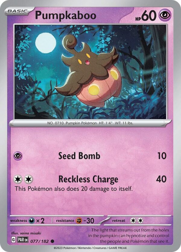 Pumpkaboo 077/182 Normal SV04: Paradox Rift