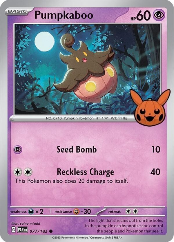 Pumpkaboo 077/182 Normal Trick or Trade BOOster Bundle 2024
