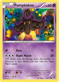 Pumpkaboo | 44/119 | Reverse Holofoil | XY - Phantom Forces