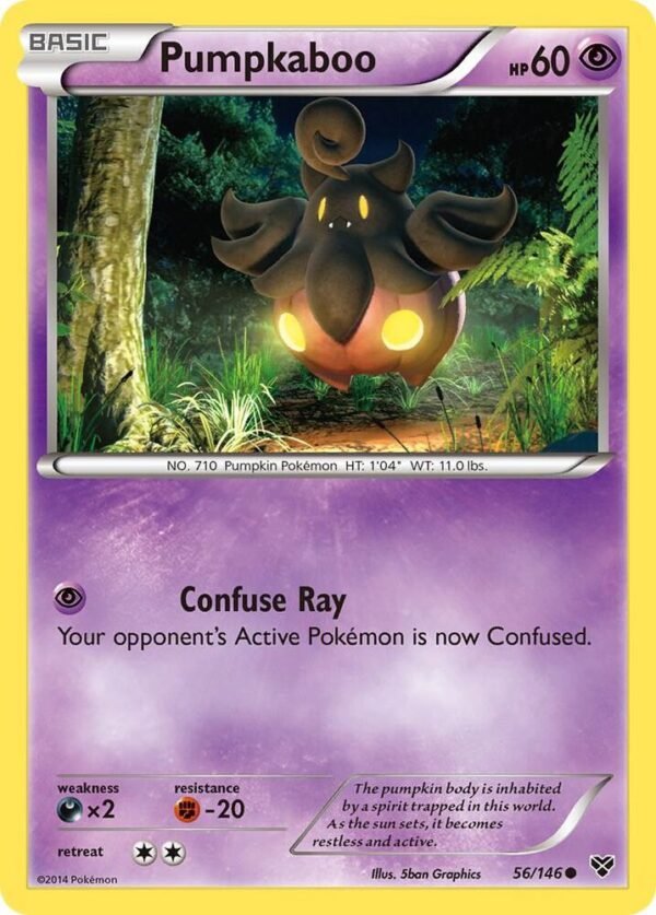 Pumpkaboo 56/146 Normal XY Base Set Pumpkaboo 56/146 Normal XY Base Set