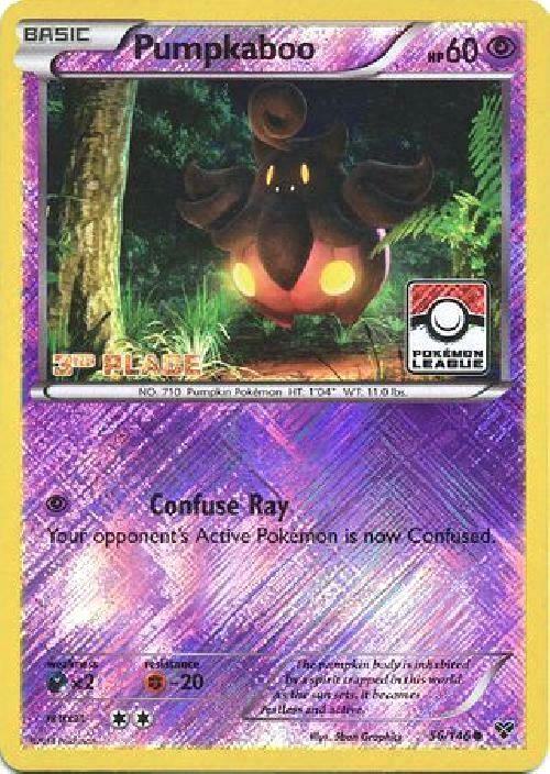 Pumpkaboo 56/146 (Pokemon League) [3rd Place] 056/146 Reverse Holofoil League & Championship Cards