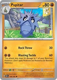 Pupitar | 106/197 | Reverse Holofoil | SV03: Obsidian Flames