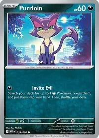 Purrloin | 055/086 | Reverse Holofoil | SV: White Flare Purrloin | 055/086 | Reverse Holofoil | SV: White Flare