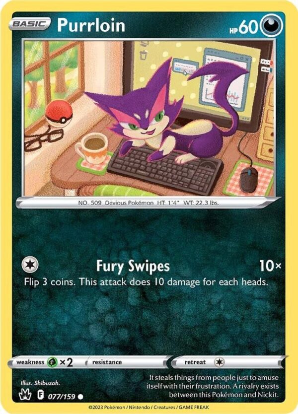 Purrloin 077/159 Normal Crown Zenith Purrloin 077/159 Normal Crown Zenith