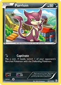 Purrloin | 90/149 | Reverse Holofoil | Boundaries Crossed