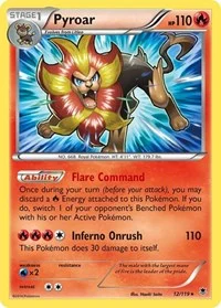 Pyroar | 12/119 | Holofoil | XY - Phantom Forces