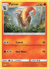 Pyroar | 51/214 | Reverse Holofoil | SM - Lost Thunder