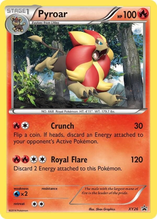 Pyroar XY26 Holofoil XY Promos Pyroar XY26 Holofoil XY Promos