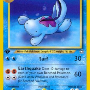 Quagsire 045/111 1st Edition Neo Genesis Quagsire 045/111 1st Edition Neo Genesis